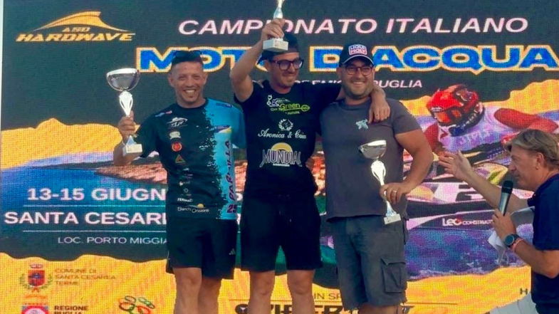 Moto d'acqua, Parrilla ancora sul podio del Gran Premio di Puglia
