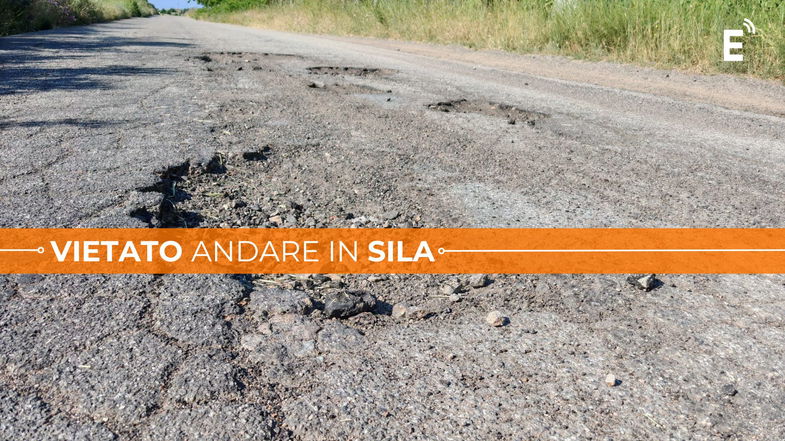 La Provincia ha abbandonato le strade per la Sila: condizioni al limite della praticabilità | FOTO