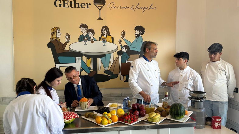 Il laboratorio di gelateria del Majorana forma professionisti e valorizza il territorio