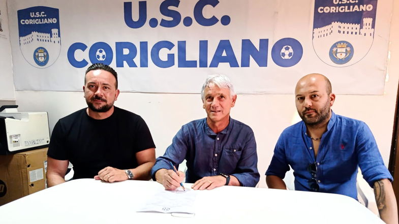 Il Corigliano Calcio presenta il nuovo assetto tecnico-dirigenziale: Piero Alberti DS, Alberto Aita allenatore