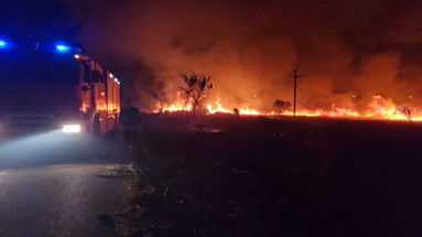 Paura nella notte a Gammicella-Seggio: incendio lambisce alcune abitazioni
