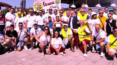 Tanta partecipazione al raduno nazionale delle Vespe a Corigliano-Rossano