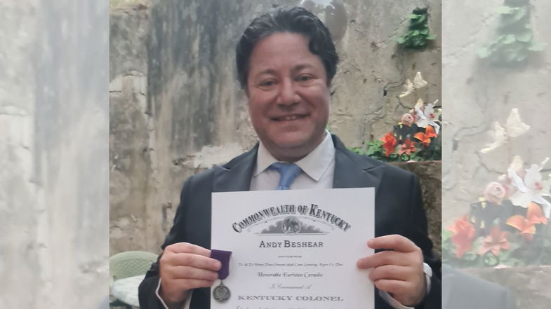 Euristeo Ceraolo riceve la prestigiosa nomina di Colonel del Kentucky